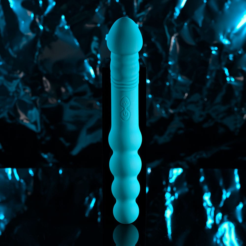 Evolved FLIP FLOP - Blue 23.1 cm USB Rechargeable Dual Ended Vibrator