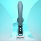 Evolved TAKE YOUR FLICK - Grey 24.1 cm USB Rechargeable Vibrator with Flicking Clitoral Stimulator