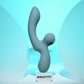 Evolved TAKE YOUR FLICK - Grey 24.1 cm USB Rechargeable Vibrator with Flicking Clitoral Stimulator