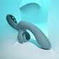 Evolved TAKE YOUR FLICK - Grey 24.1 cm USB Rechargeable Vibrator with Flicking Clitoral Stimulator
