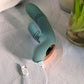 Evolved RUB ME TENDER - Green USB Rechargeable Gyrating & Thrusting Rabbit Vibrator