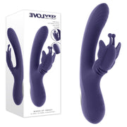 Evolved WINGS OF FRENZY - Purple USB Rechargeable Butterfly Vibrator