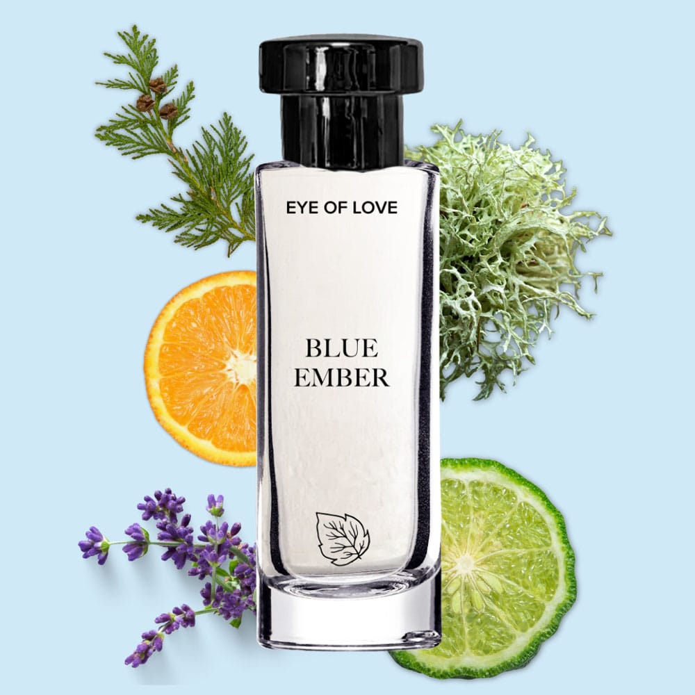 Eye Of Love Love In Bloom Blue Ember Pheromone Cologne - 30ml - Citrus & Cedar Scented Pheromone Cologne for Men to attract Women - 30 ml Spray