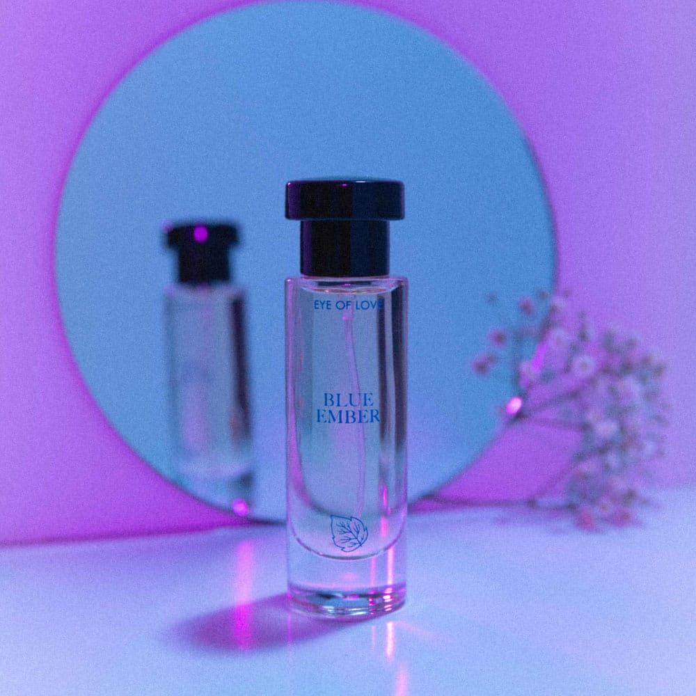 Eye Of Love Love In Bloom Blue Ember Pheromone Cologne - 30ml - Citrus & Cedar Scented Pheromone Cologne for Men to attract Women - 30 ml Spray