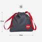 Fun Factory TOYBAG S grey - Grey Discreet Storage Bag - Small