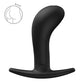 Fun Factory BOOTIE L Black - Black 10.9 cm Large Anal Plug
