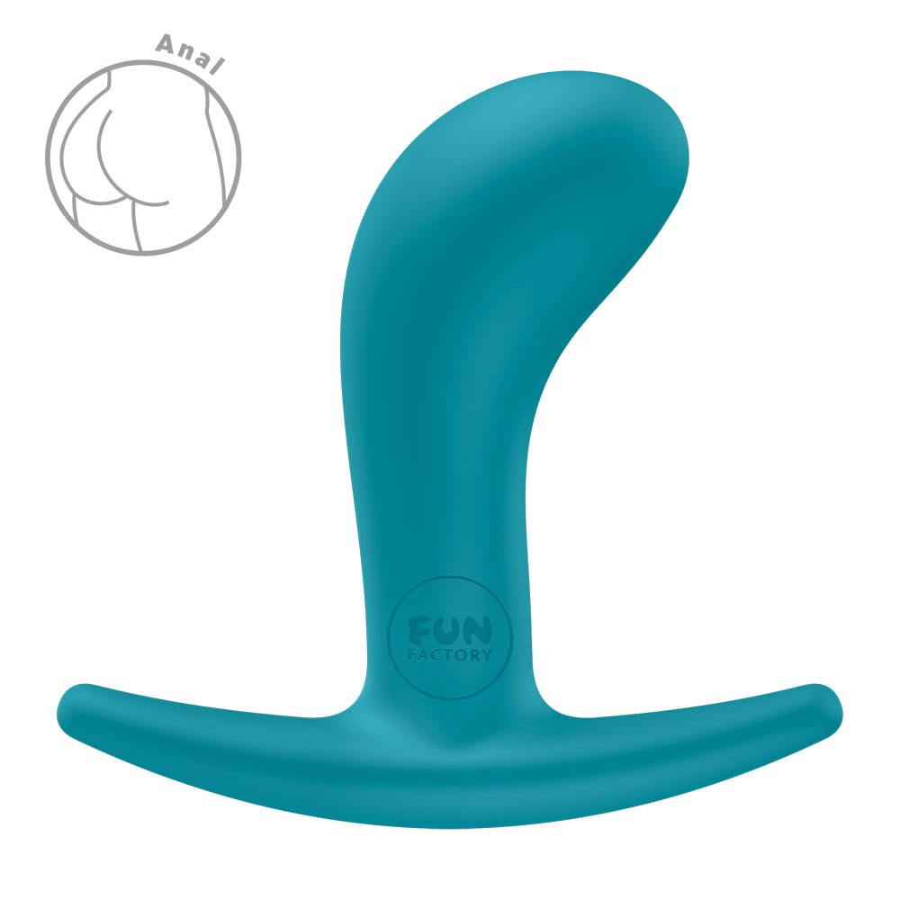Fun Factory BOOTIE S Aquamarine - Aquamarine 7.9 cm Small Butt Plug