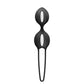 Fun Factory SMARTBALLS DUO Black - Black Weighted Kegel Balls
