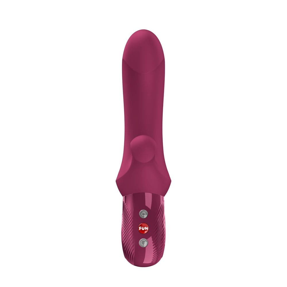 Fun Factory BI STRONIC CURVE Wine Red - Wine Red USB-C Rechargeable Thrusting Vibrator