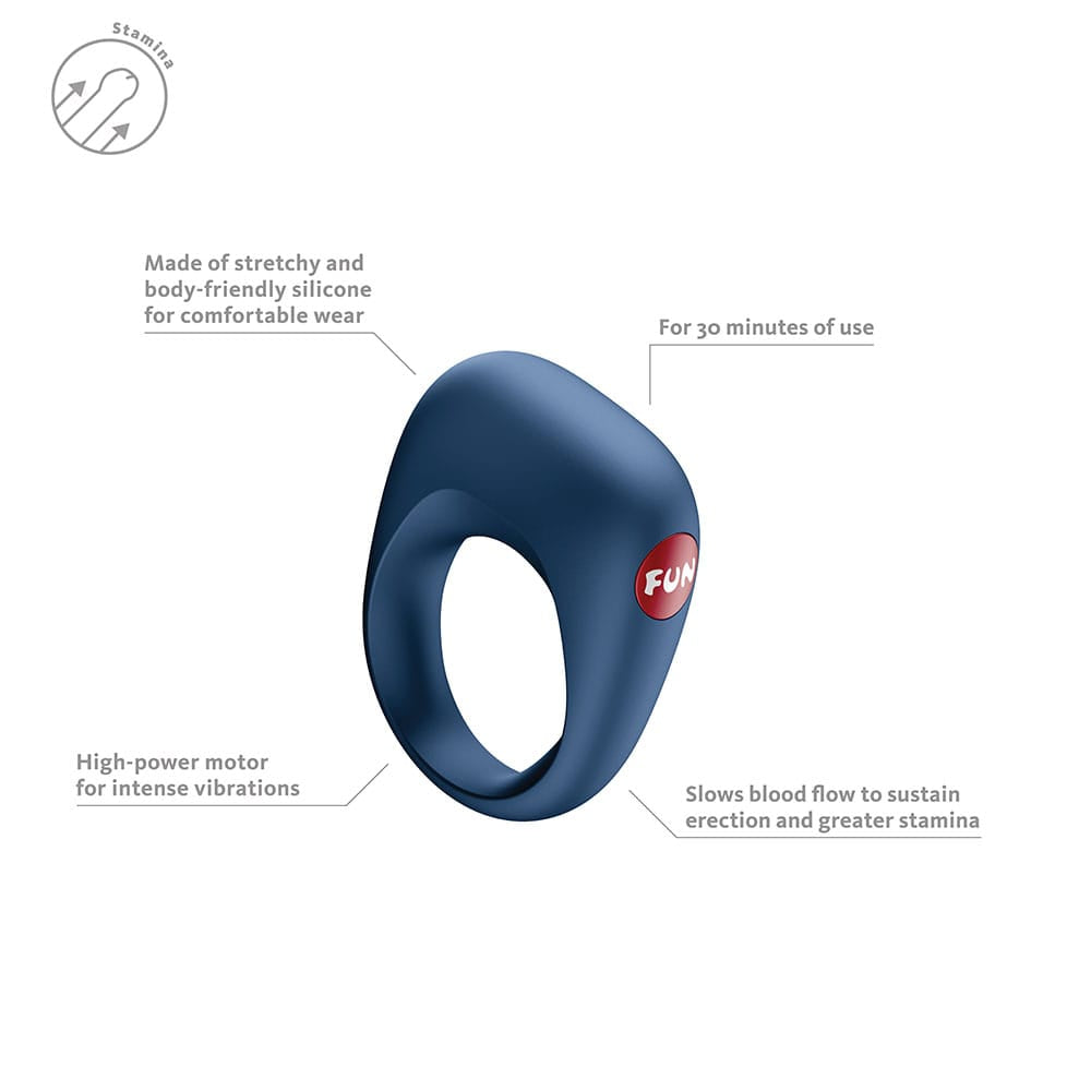 Fun Factory SPEED DATE - Blue Vibrating Cock Ring