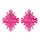 GLOW Fashion Pasties Set - Glow Pink Crystals