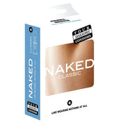 Four Seasons Naked Classic - Ultra Sheer Lubricated Condoms - 6 Pack