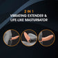 Extendor+ - Flesh 2 Inch Vibrating Penis Extender and Stroker