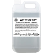 Wet Stuff City - 5kg Bottle - Water Based Lubricant - 5 kg Tube