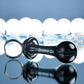 Gender X BLOW POP - Black 12.8 cm Glass Plug with Ring Pull