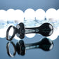 Gender X BLOW POP - Black 12.8 cm Glass Plug with Ring Pull