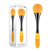 Gender X SUNFLOWER - Yellow 20 cm USB Rechargeable Massage Wand