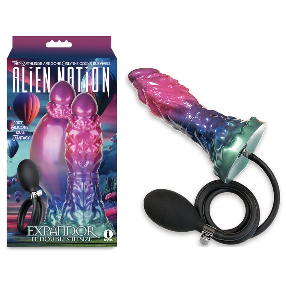 Alien Nation - Expandor - Coloured Inflatable Fantasy Dildo