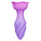Adam & Eve ROTATING ROSE PLUG - Pink 12 cm USB Rechargeable Rotating & Vibrating Butt Plug with Gem Base