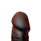 Adam & Eve THE BEDROCKER - Black/Red 22.6 cm USB Rechargeable Thrusting Dildo with Wireless Remote