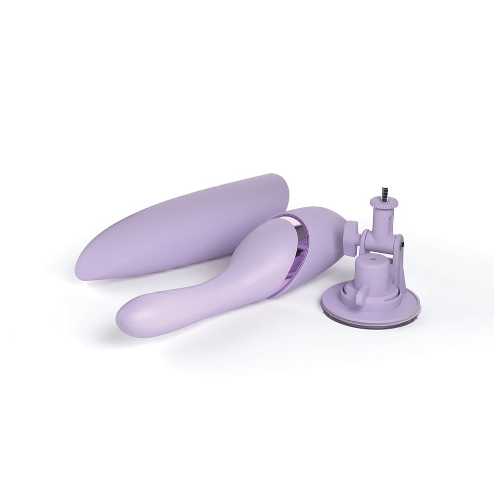 JimmyJane Hello Bang - Purple 27 cm USB Rechargeable Warming & Thrusting Vibrator