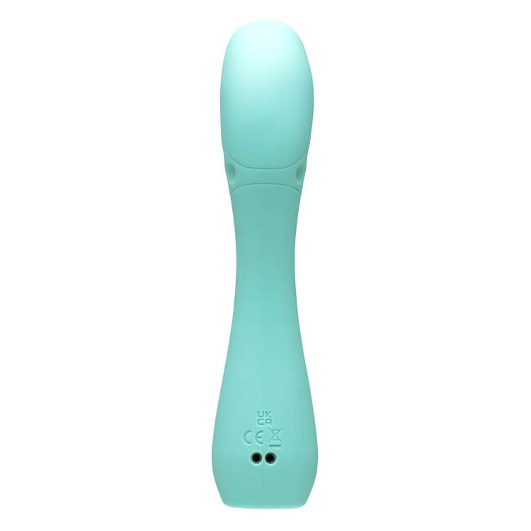 Adam & Eve GROOVY GLOW-UPS Flexie - Blue 19 cm USB Rechargeable G-Spot Vibrator