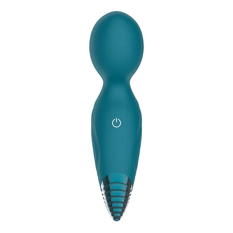 Adam & Eve DEW DROP - Green 12.7 cm USB Rechargeable Mini Massager Wand