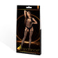 LAPDANCE Key Hole Suspender Hose Bodystocking - Black - One Size