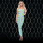 LAPDANCE Blue Horizon Maxi Dress - Blue - One Size