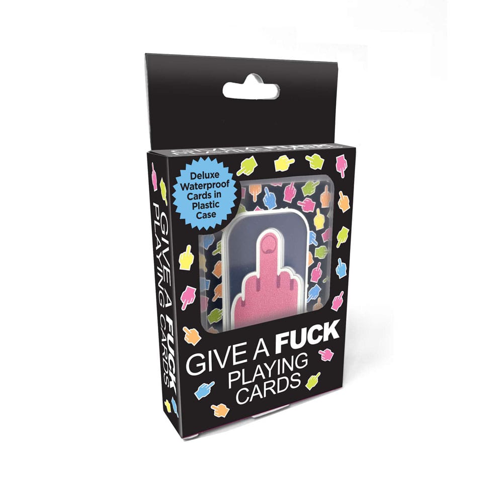 Give A Fuck Playing Cards - Waterproof Novelty Playing Cards