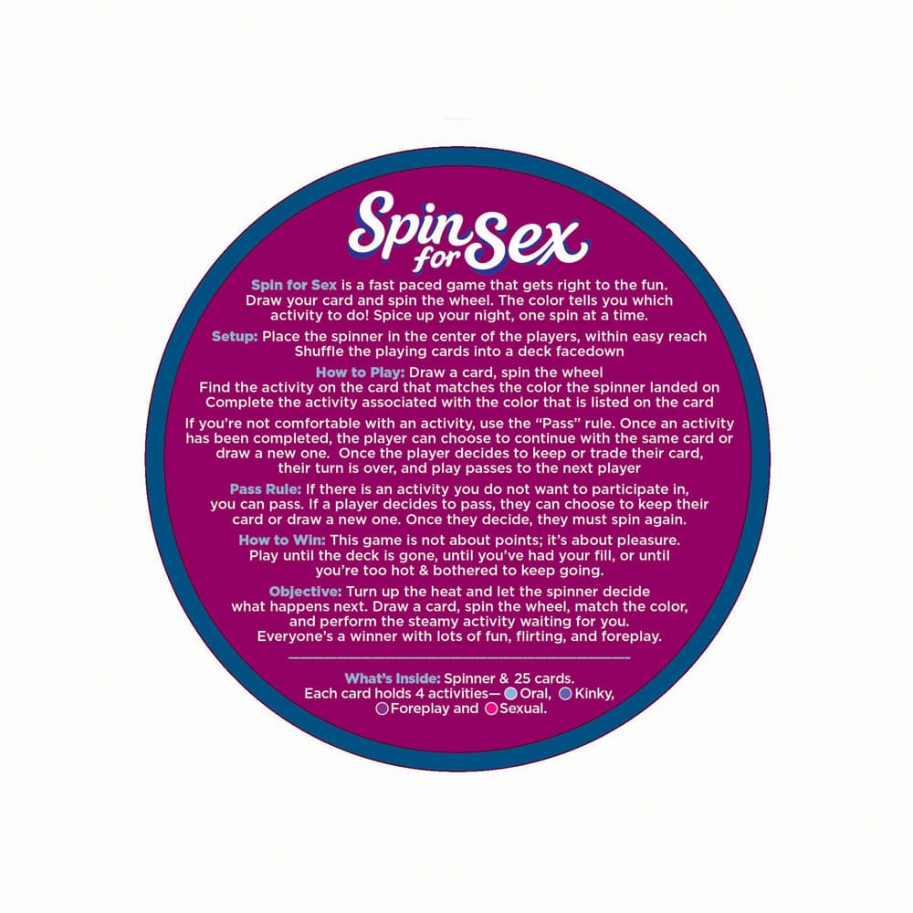 Spin For Sex - Couples Game