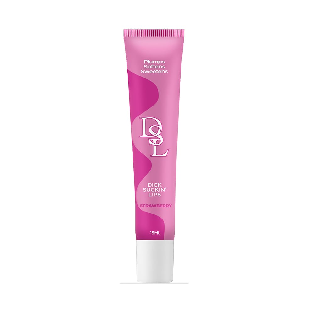 DSL Dick Sucking Lips - Strawberry - Strawberry Flavoured Lip Plumper - 15 ml Tube