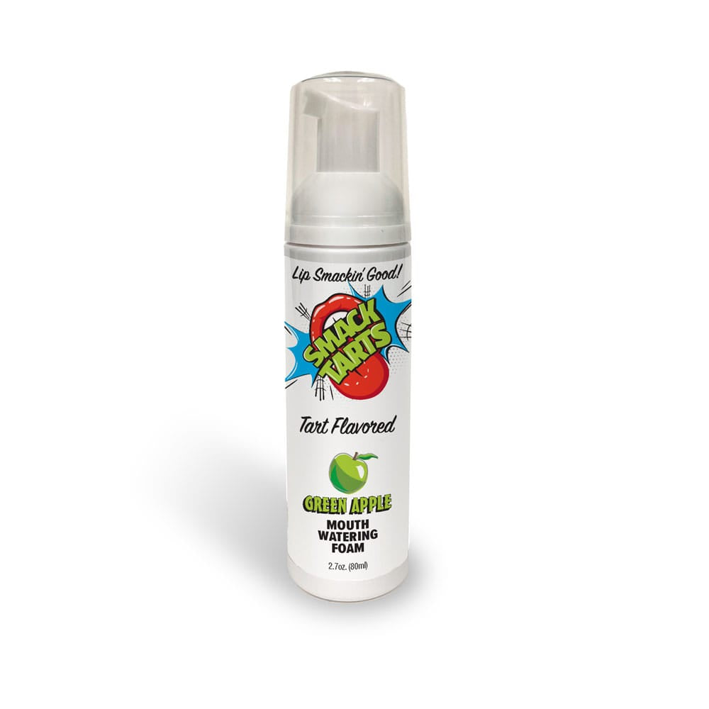 Smack Tarts Mouthwatering Foam - Green Apple - Sour Green Apple Flavoured - 80 ml Bottle
