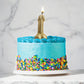 Glitterati Gold Glitter Penis Candle - Gold 10 cm Penis Party Candle