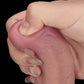 Dual Density Power Cock - 6 Inch Flesh - Flesh 16 cm USB Rechargeable Vibrating Dong