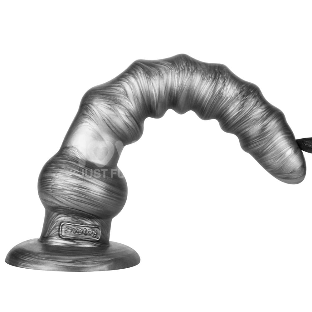 King Sized Vibrating Vibrax Slider - Grey 32.3 cm (12.5'') USB Rechargeable Vibrating Dildo