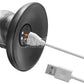 King Sized Vibrating Vibrax Slider - Grey 40.8 cm (16'') USB Rechargeable Vibrating Dildo