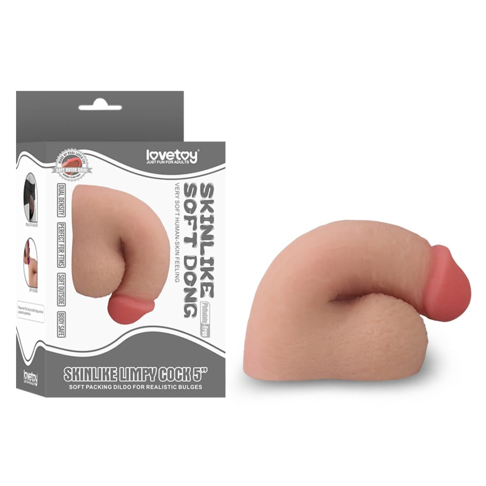Skinlike Limpy Cock 5'' - Flesh 5 Inch Packer