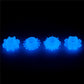 Lumino Play Penis Rings 4 Pack - Glow in the Dark Blue Cock Rings - Set of 4