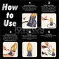 Aerosx 7.5 Inch Dual Density Inflatable Dildo - Gold/Blue 24 cm Inflatable Fantasy Dildo