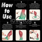 Aerosx 8 Inch Dual Density Inflatable Dildo - Red/Green 28 cm Inflatable Fantasy Dildo