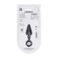 LEVELZ Silicone Anal Plug with Loop - Small - Black - Black Small Butt Plug