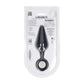 LEVELZ Silicone Anal Plug with Loop - Large - Black Large Butt Plug