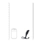 LEVELZ Rippled with Hard Loop Prostate Massager - Small - Black Small Prostate Massager