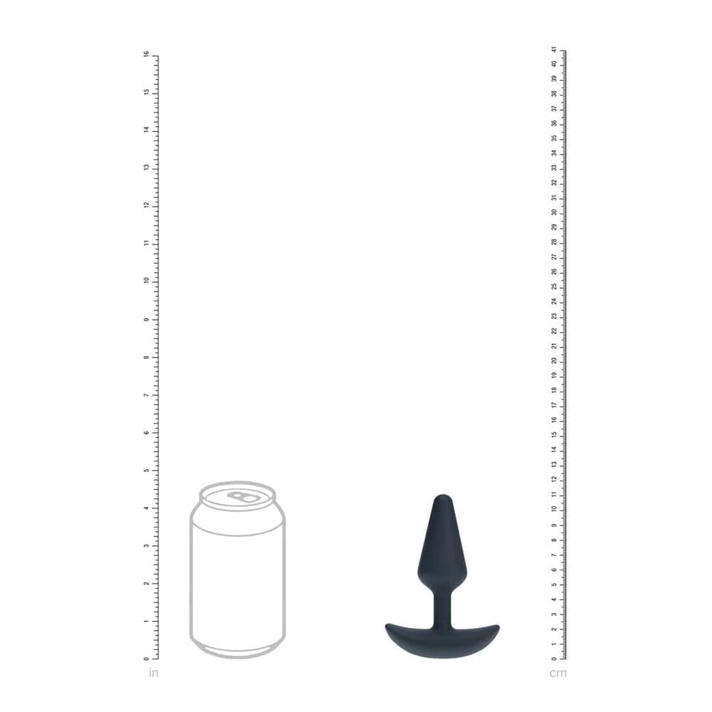 LEVELZ Classic Vibrating Silicone Anal Plug - Small - Black Small USB Rechargeable Butt Plug