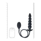 LEVELZ Beaded Inflatable Anal Plug - Black Inflatable Butt Plug