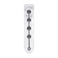 LEVELZ Round Anal Balls - XL - 50mm - Black 46.5 cm XL Anal Beads