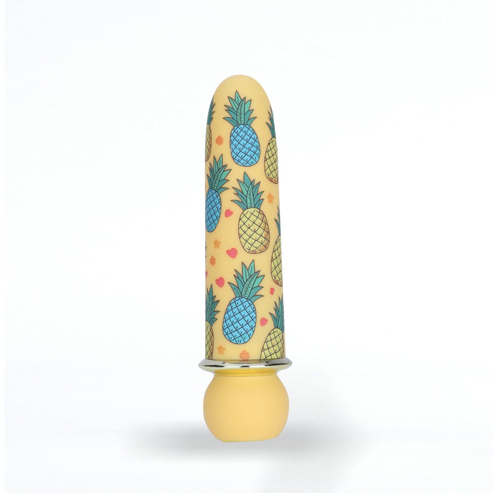 Maia KONA - Pineapple Yellow 10 cm USB Rechargeable Powerful Bullet