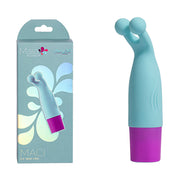 Maia MACI - Light Blue 8.9 cm USB Rechargeable Bullet