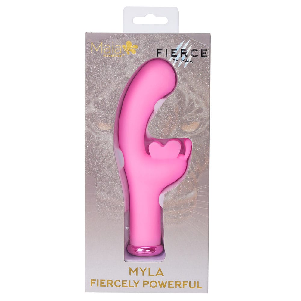 Maia MYLA - Pink - Pink 15.9 cm USB Rechargeable Butterfly Vibrator